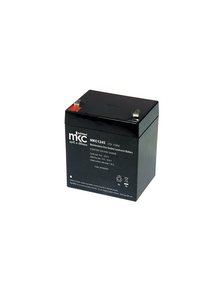 BATTERIA AL PIOMBO RICARICABILE MKC 6v 4.5a