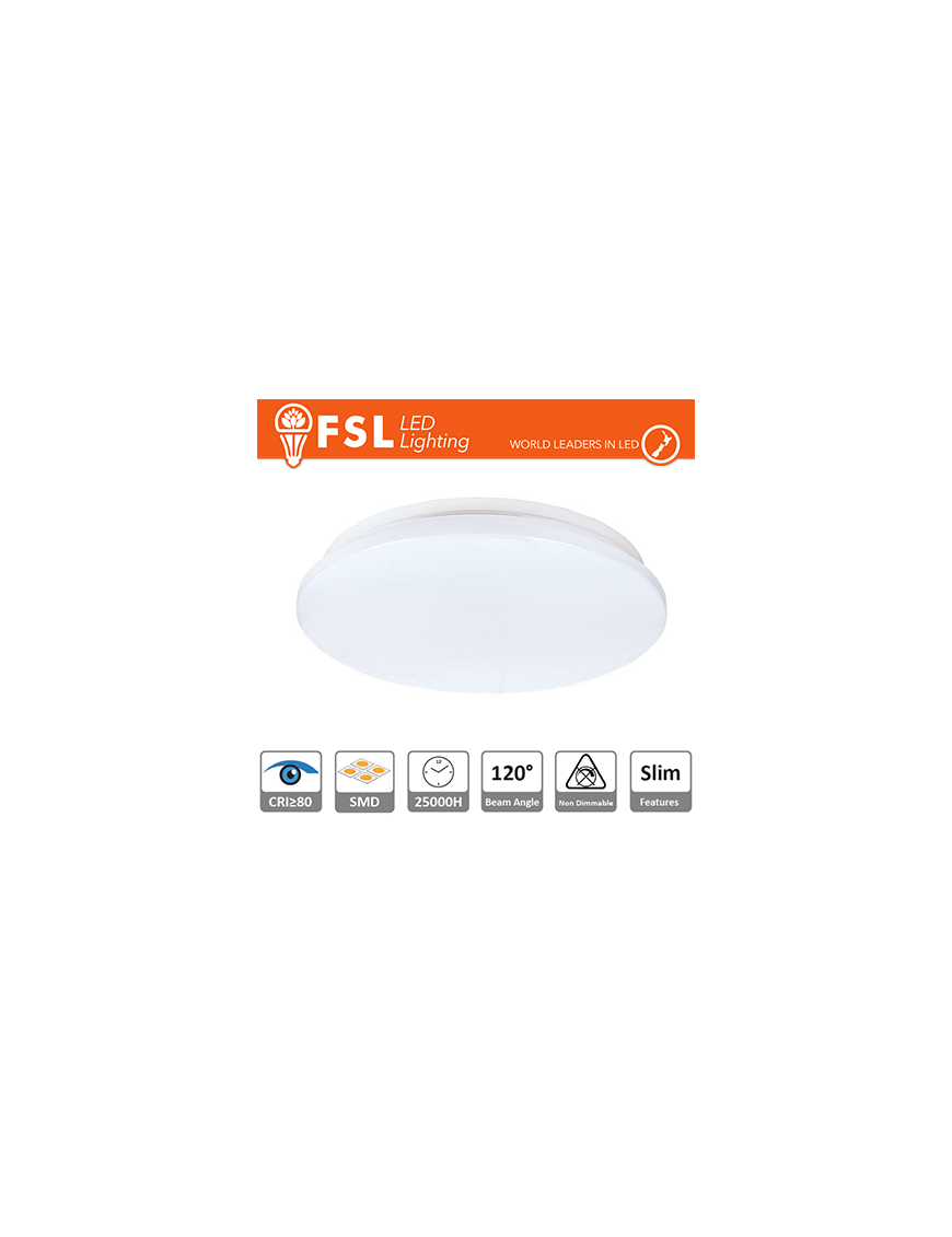 Plafoniera Led/N 25w Slim 380mm |