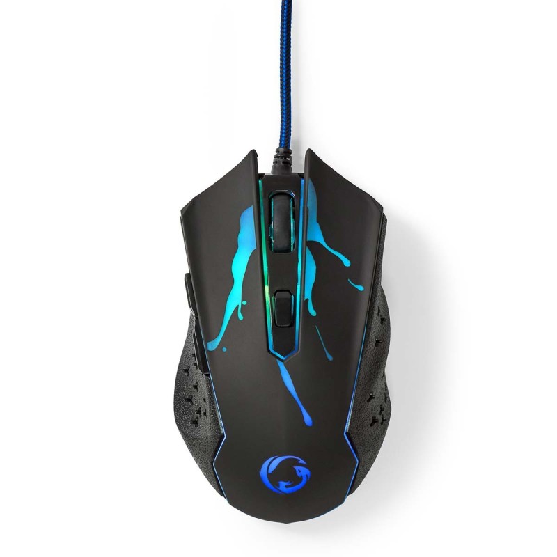 Mouse Gaming 3600dpi 6 Puls. Usb|